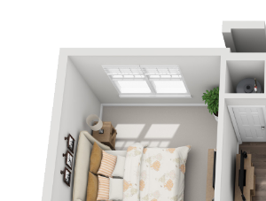 The Metropolitan 3d 2 bedroom floor plan | Savannah Midtown Apartments in Atlanta, GA