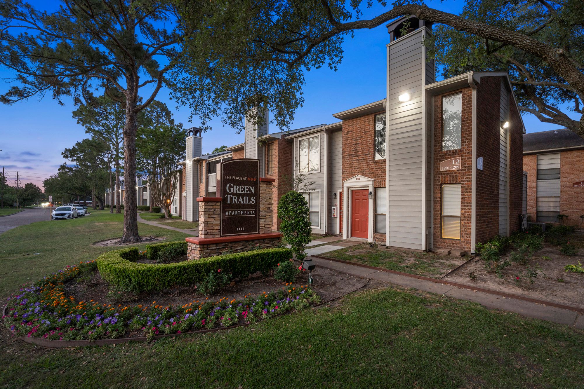 Sign, Entrance, Exterior, Landscaping