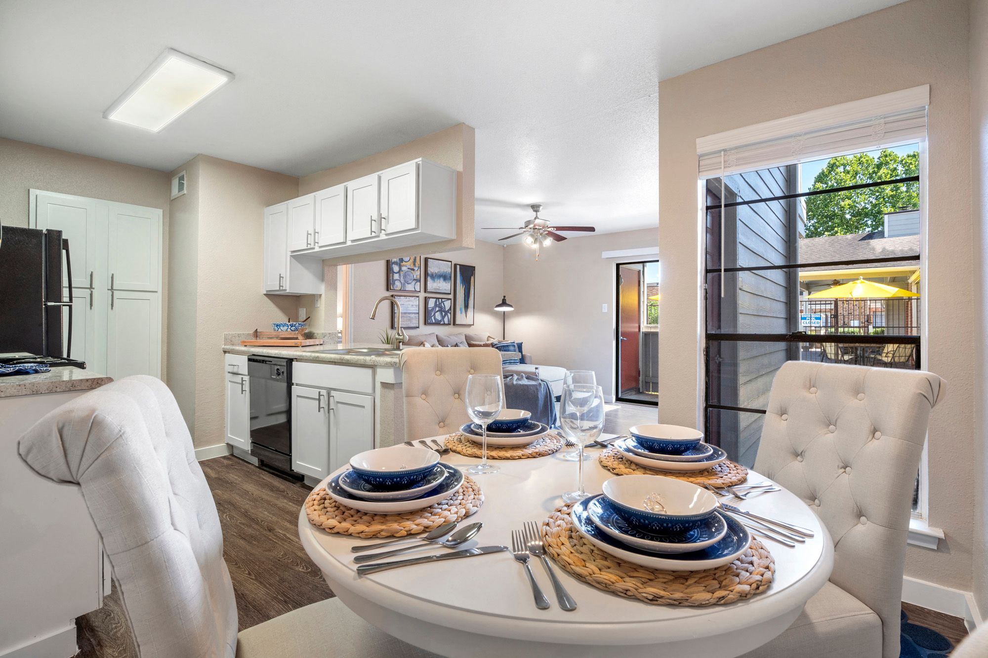 Dining Area, Table, Chairs, Interior, Interior Design, Kitchen