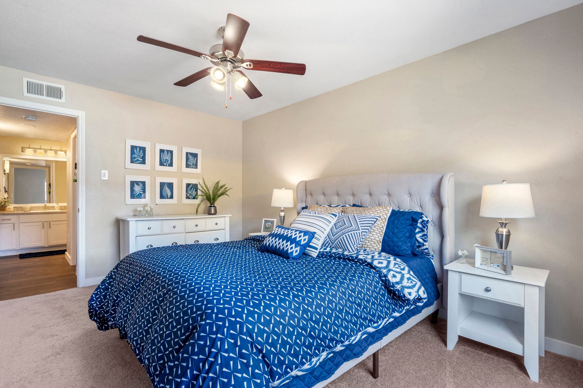 Bedroom, Bed, Chair, Interior Design, Bathroom, Closet