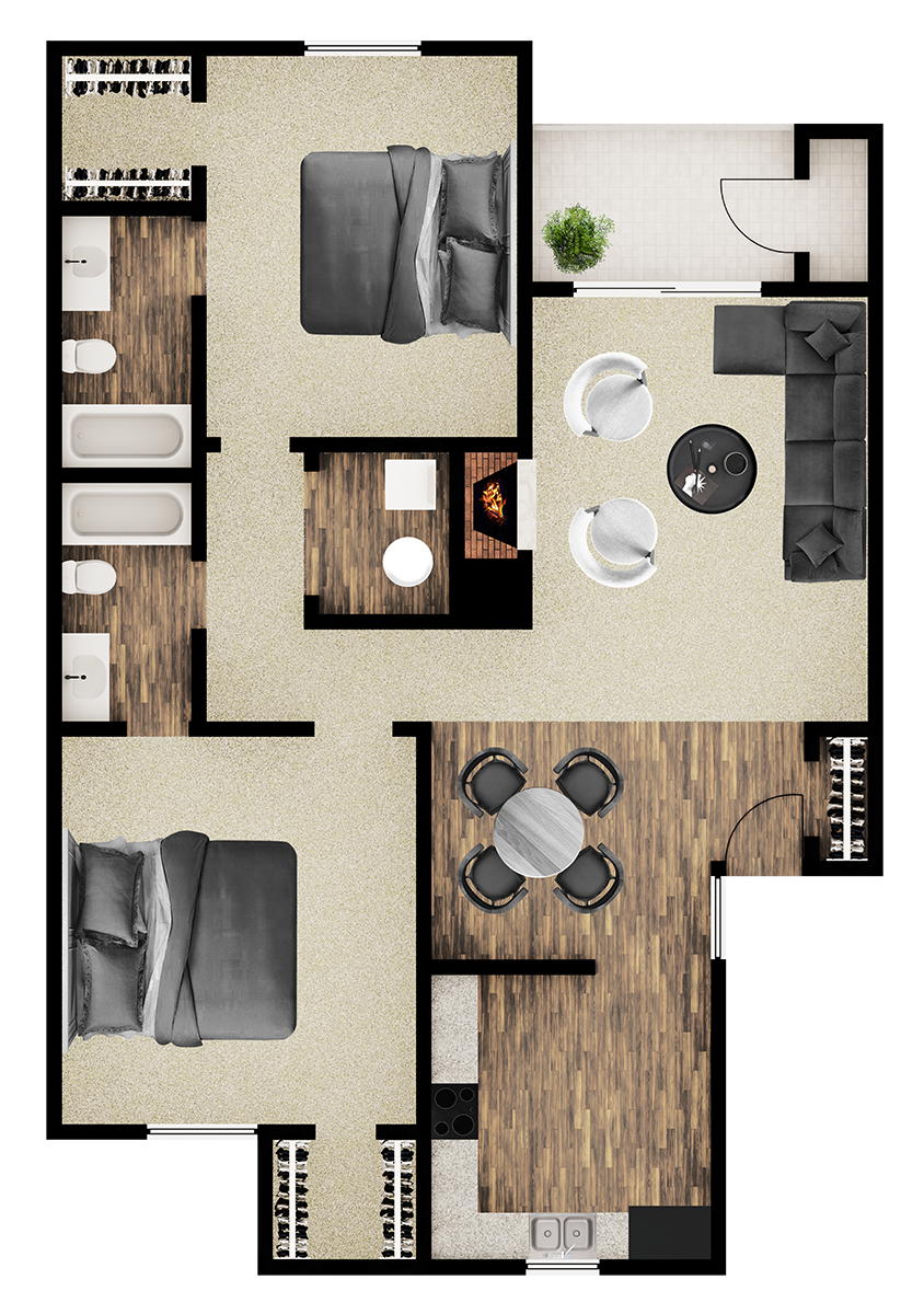 Two Bedroom B1