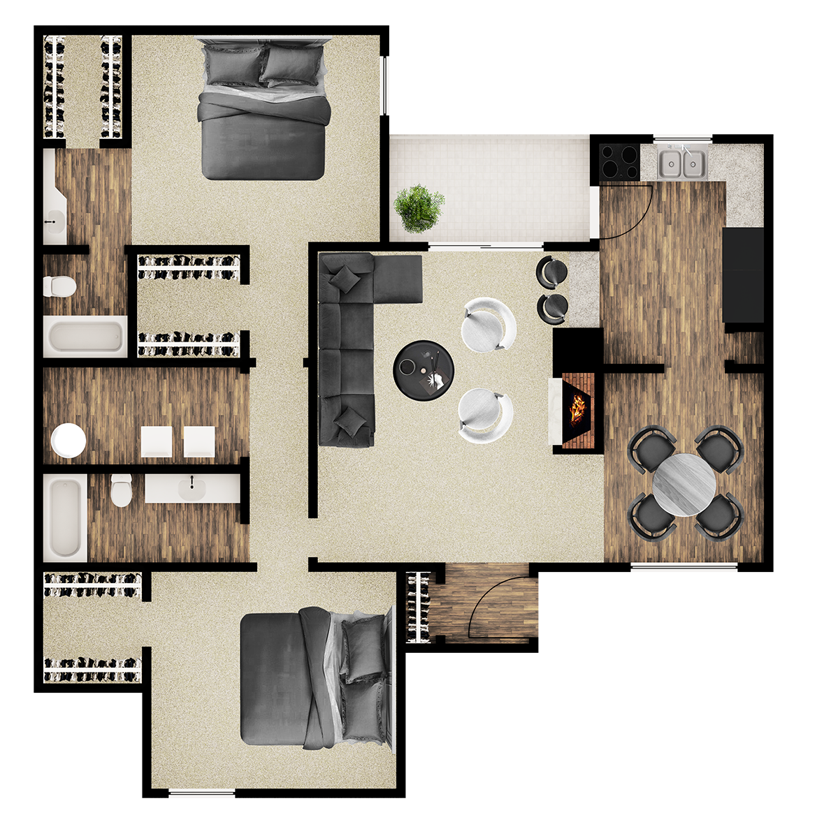 Two Bedroom B3