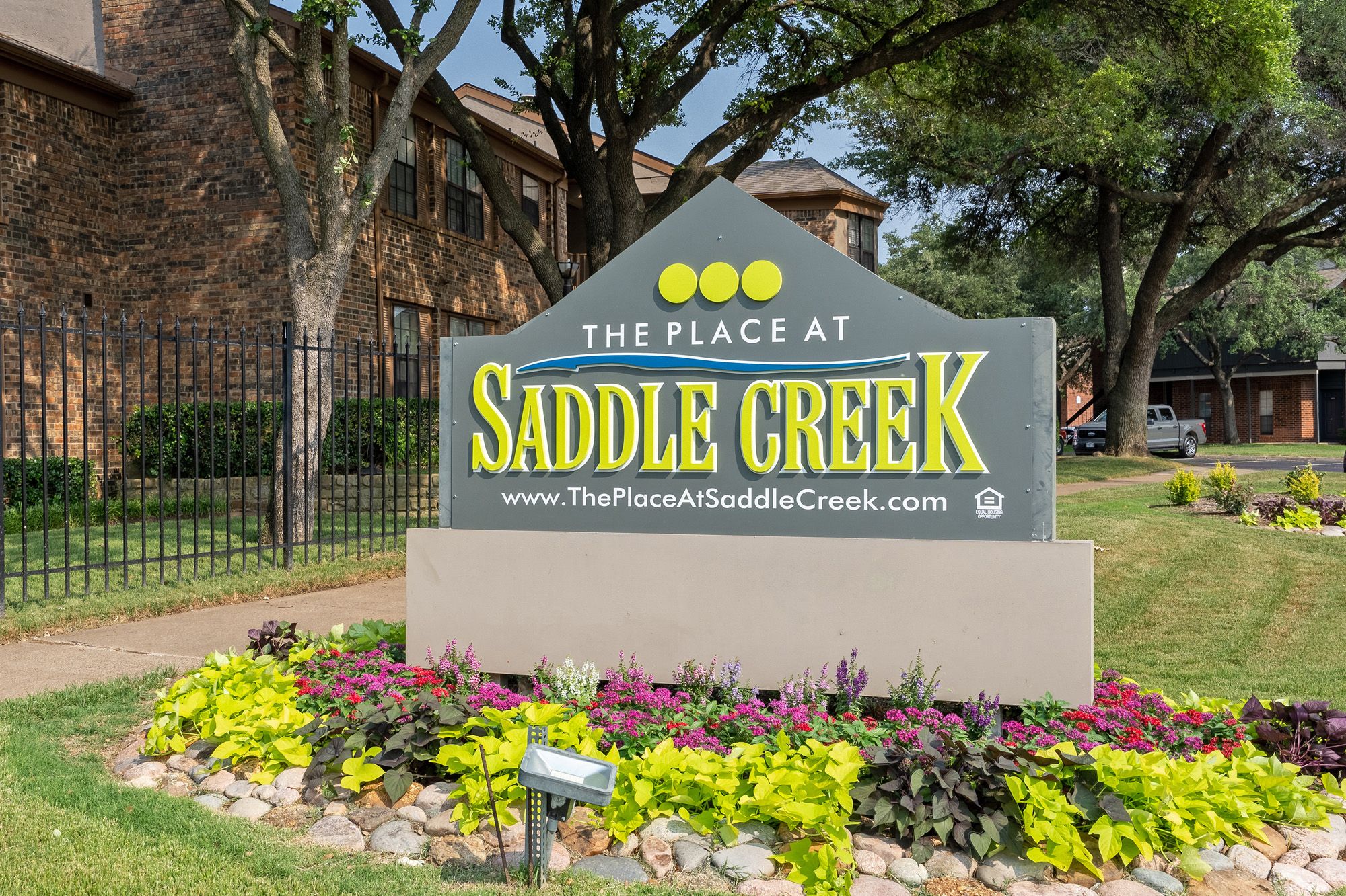 Sign, Entrance, Exterior, Landscaping