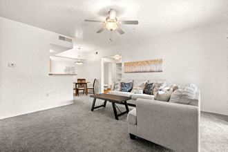 Living Area, Ceiling Fan, Couch, Dining Area
