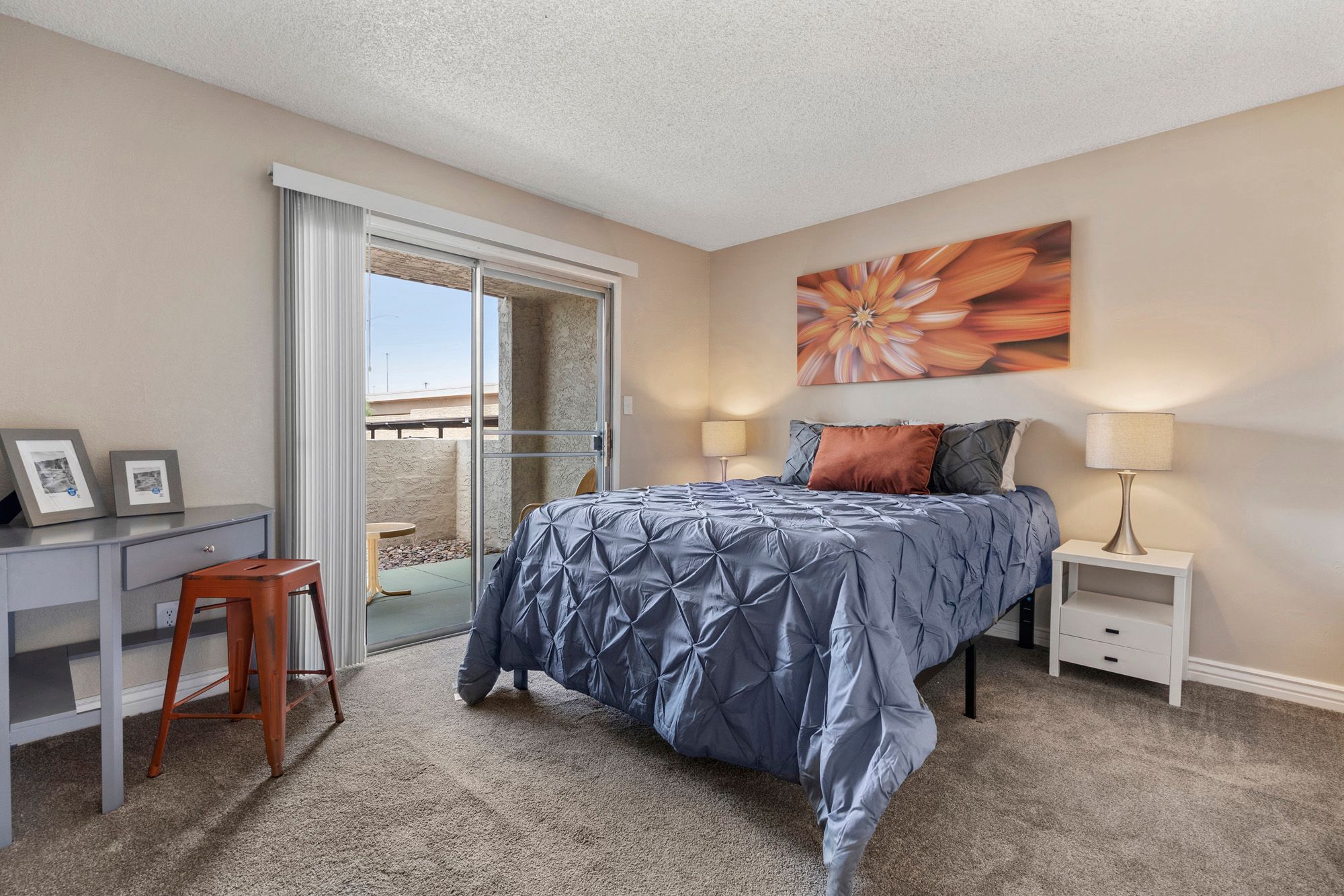 Bedroom, Bed, Chair, Patio