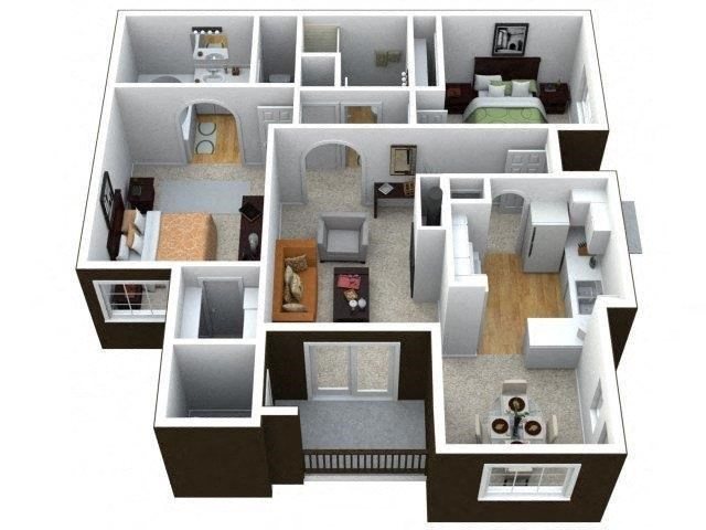 Two Bedroom Two Bathroom Two Bedroom Two Bathroom