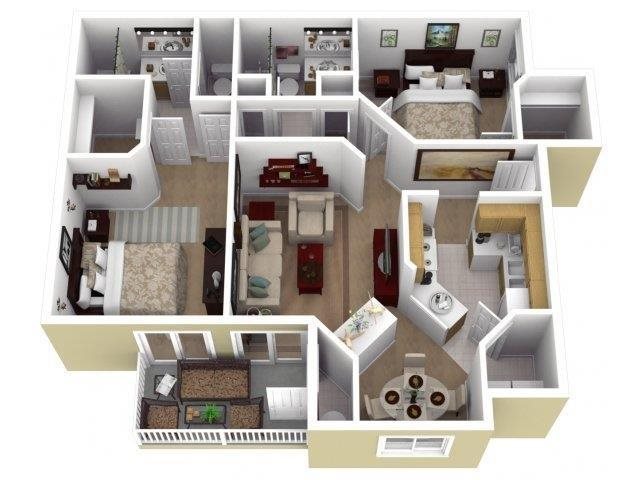 Two Bedroom Two Bathroom Two Bedroom Two Bathroom