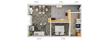 1 Bedroom 1 Bathroom