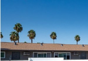 Pool with Lounge Chairs l The Retro Apartments For Rent in Sacramento, CA - Photo Gallery 6
