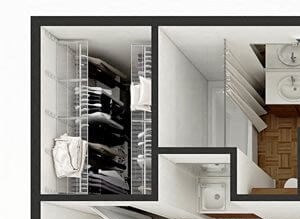 one bed one bath apartment floor plan