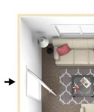 two bedroom apartment floor plan