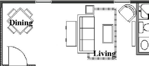 A5 One Bedroom / One Bath. The Davy. Charlotte, NC. A5 One Bedroom / One Bath. The Davy. Charlotte, NC.