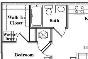 A7 One Bedroom / One Bath. The Davy. Charlotte, NC. A7 One Bedroom / One Bath. The Davy. Charlotte, NC.