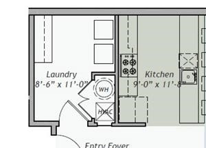 B1 - Two Bedroom / Two Bath. Alice Hall. Savannah, GA. First floor. B1 - Two Bedroom / Two Bath. Alice Hall. Savannah, GA. First floor.
