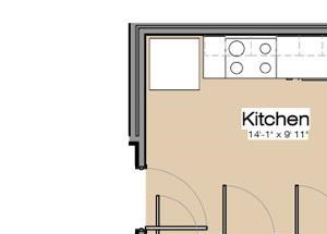 Floor Plan B One Bedroom / One Bath (No Balcony). 139 Main Apartments. Rock Hill, SC. Floor Plan B One Bedroom / One Bath (No Balcony). 139 Main Apartments. Rock Hill, SC.