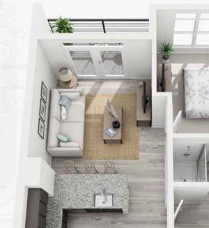 1BRS One Bedroom / One Bath. The Emerson. Florence, SC. 1BRS One Bedroom / One Bath. The Emerson. Florence, SC.