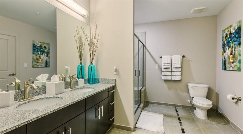a bathroom with a toilet and a sink and a mirror