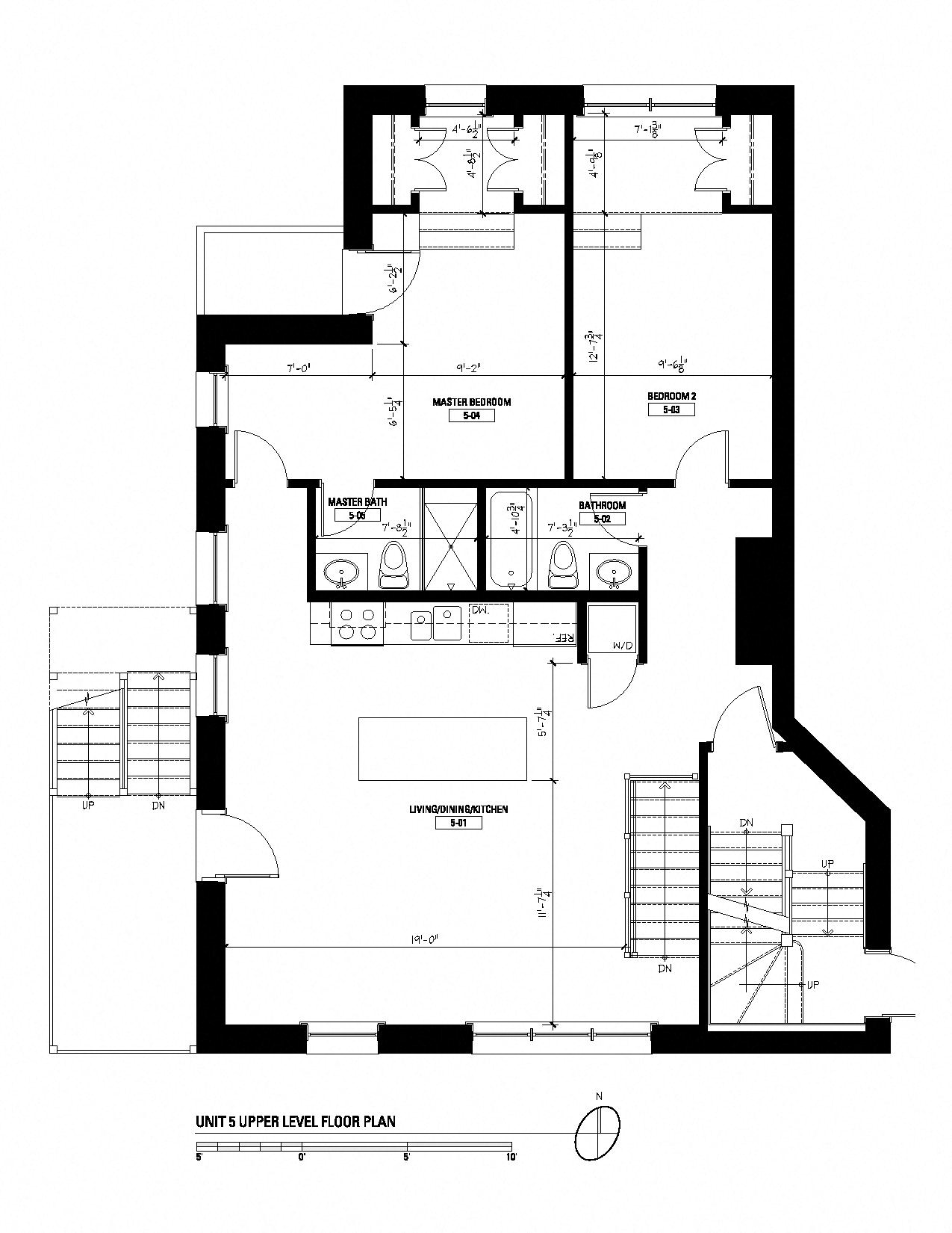 Upper Level Four Bedroom Four Bathroom