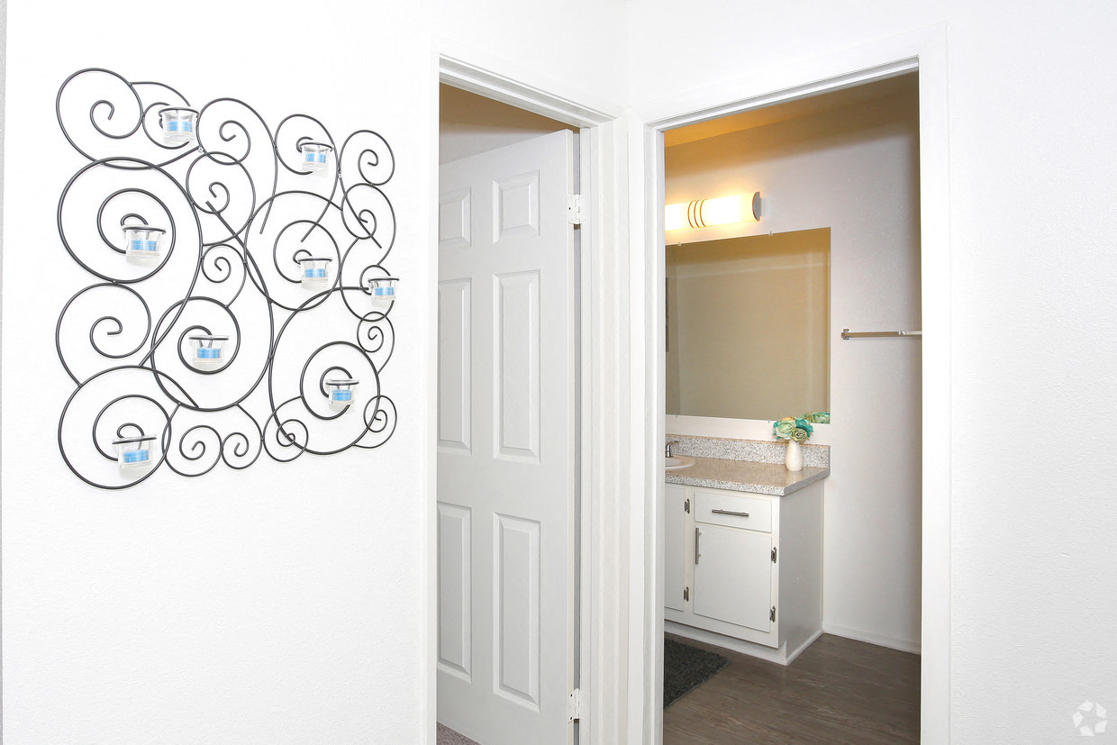 Entry to Walk In Closet and Main Bathroom