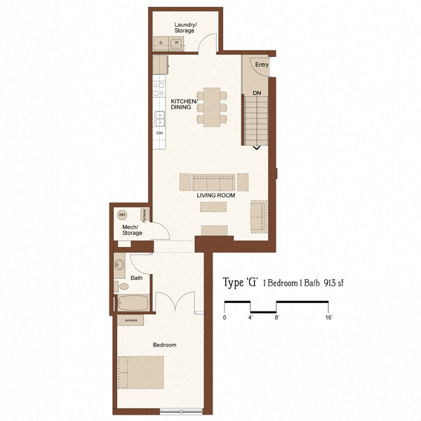 116 S 3rd St Studio-3 Beds Apartment, Loft for Rent - Photo Gallery 14