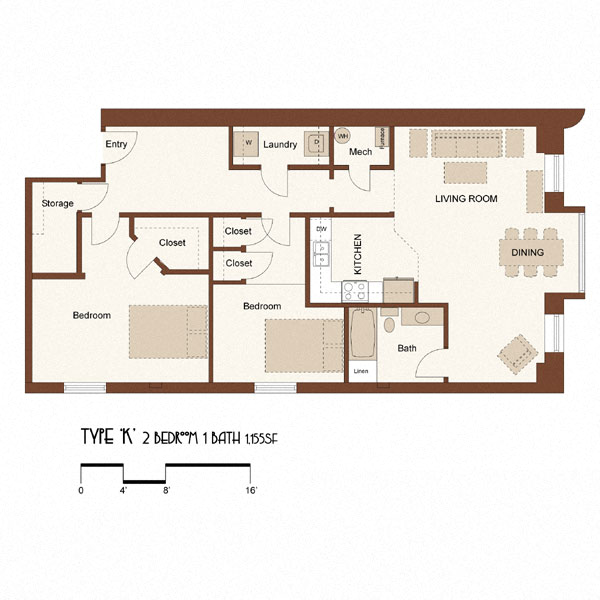 116 S 3rd St Studio-3 Beds Apartment, Loft for Rent - Photo Gallery 18