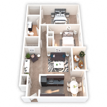 AutumnRidge_2Bed_1Bath_862sqft_3D