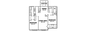 Le Montreaux Concierge Community Monaco floor plan at Le Montreaux A Concierge Community, Austin, TX, 78759