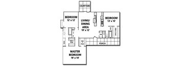 Le Montreaux Concierge Community Seville floor plan at Le Montreaux A Concierge Community, Texas, 78759