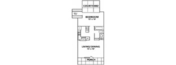Le Montreaux Concierge Community Capri floor plan at Le Montreaux A Concierge Community, Austin, Texas