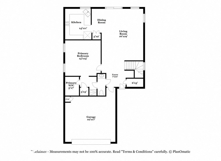 this is the floor plan for a bedroom apartment