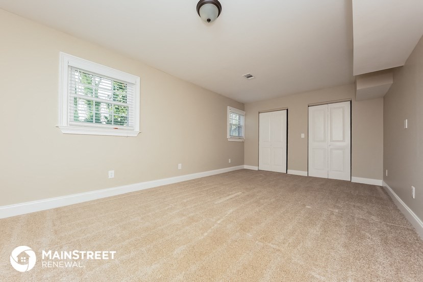 the master bedroom is spacious and ready for you to use