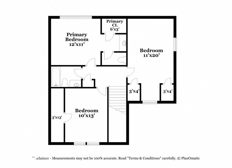 this is the floor plan for a bedroom apartment