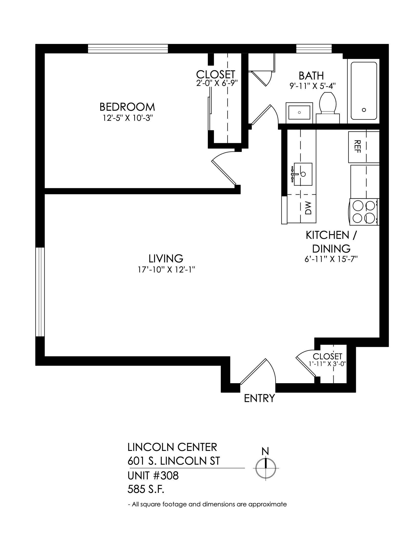1 Bedroom 1 Bathroom