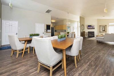 Seating area in office l Creekside Village in Pittsburg, CA