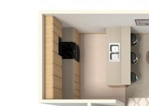The Luna floor plan One Bedroom For Rent in Fair Oaks at Fair Oaks Meadows