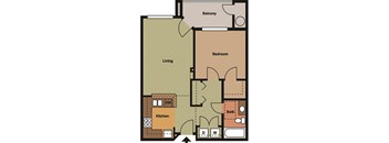 the Balmoral Building A & B floor plan.
