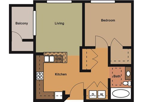 the Hampton Building B floor plan