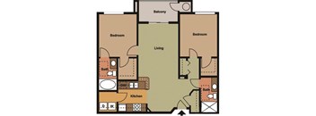 the Windsor Building A and B floor plan.