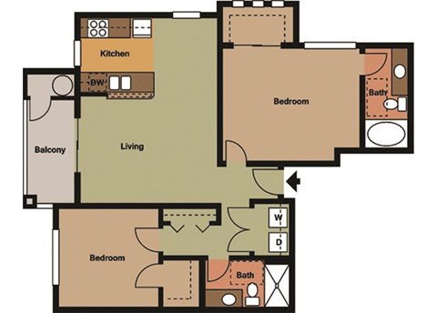the Edinburgh Building A floor plan.