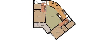 the Lancaster floor plan.
