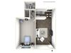 One bedroom floor plan at Westerly Shores Westerly Shores 1x1 Floor Plan