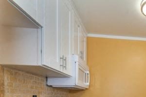 New Kitchen Cabinets with Microwave