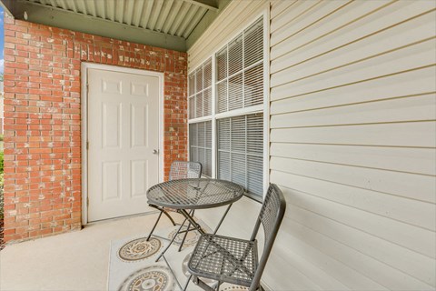 Forest Trail Apartment Homes Northport, AL, Extra Storage on Patio