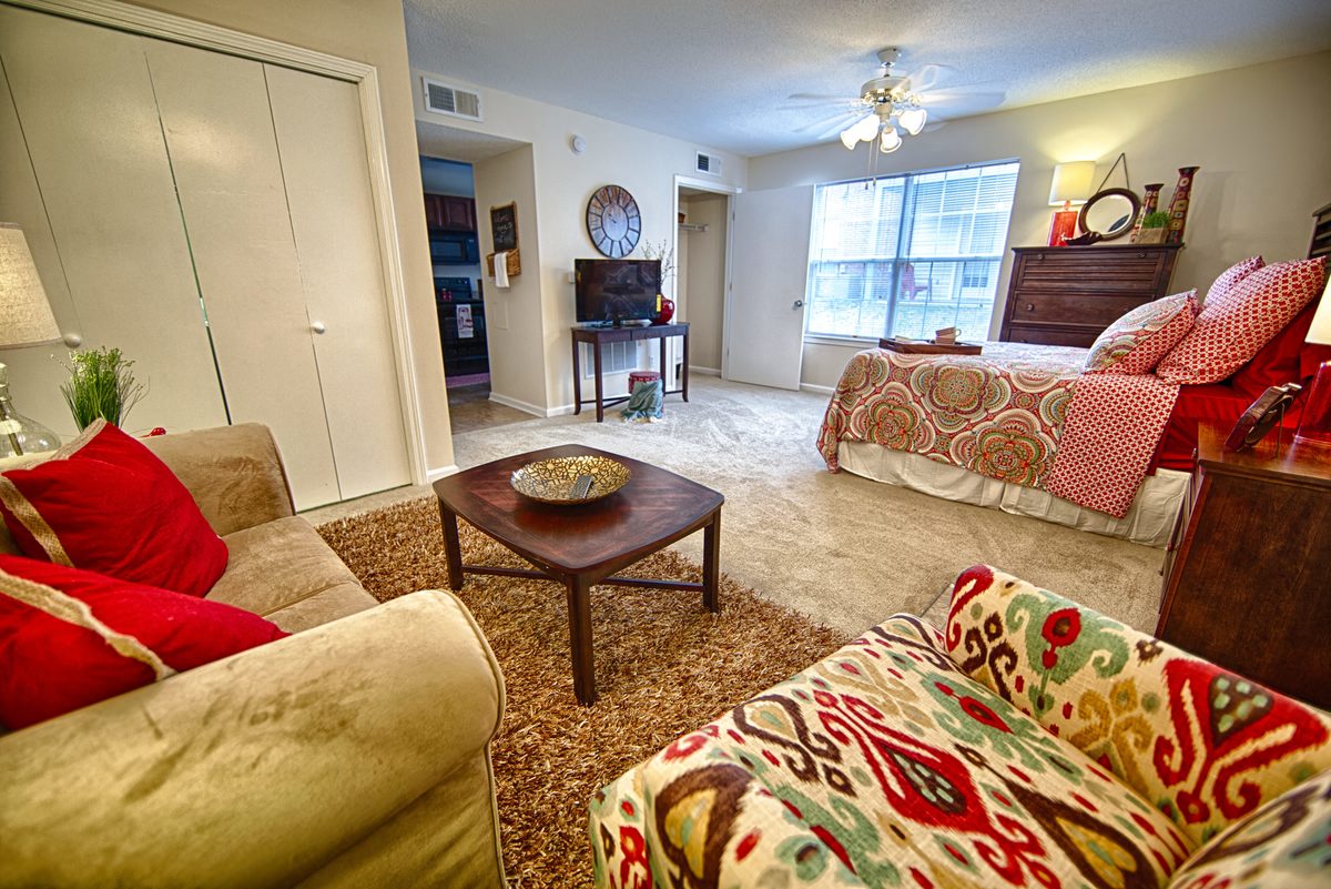 Forest Trail Apartment Homes Northport, AL, Studio Living room