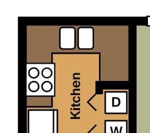 1Bed 1Bath Efficiency