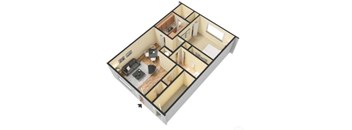 Small 1 Bed - 1 Bath