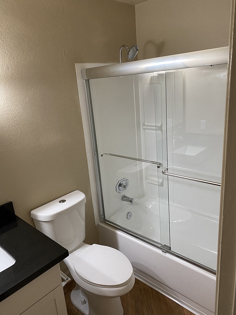 Bathroom shower and tub