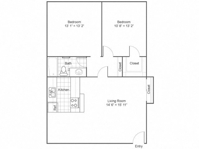 2X1 Floor Plan 2