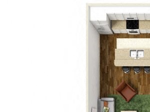 Sonoma Pointe One Bedroom Floor Plan