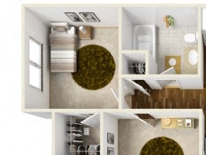Sonoma Pointe Three Bedroom Floor Plan